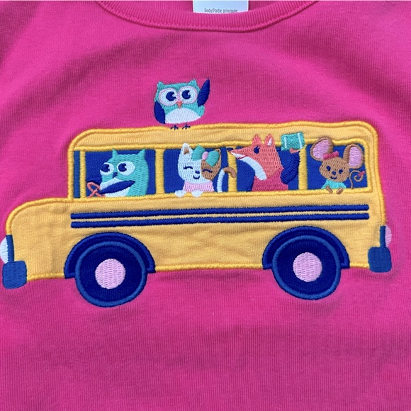 Gymboree Embroidered School Bus Ruffle Top, 4T - Picture 5 of 5